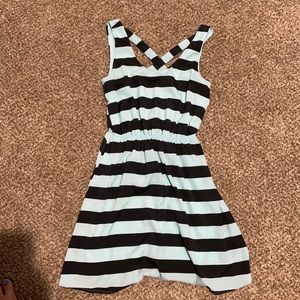 Navy blue and light blue stripped dress by Windsor